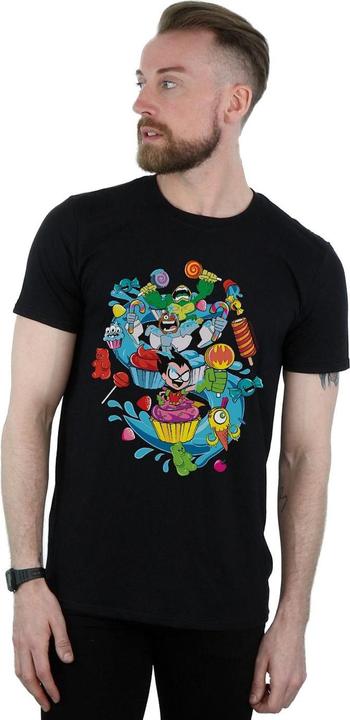Actual product image Mens Teen Titans Go Candy Mania T-Shirt (S)