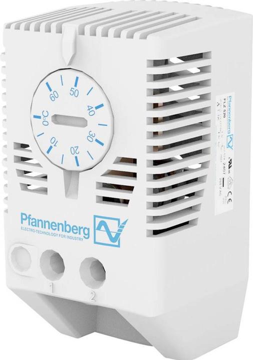 Actual product image Pfannenberg Thermostat, DIN rail, N/O, 0 to 60degC