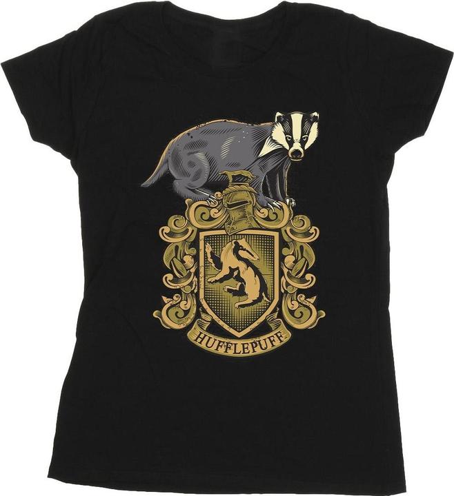 Immagine prodotto Hufflepuff Sketch Crest Maglietta Donna (XXL)