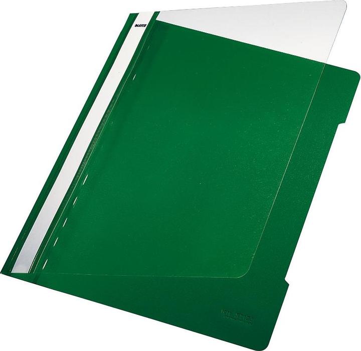 Immagine prodotto Leitz Cartella di plastica standard A4 PVC verde (25) Cartella di presentazione verde (A4, 25 x)