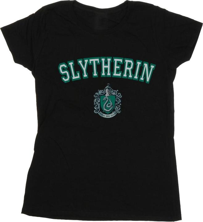 Actual product image Womens/Ladies Slytherin Crest Cotton T-Shirt (XL)