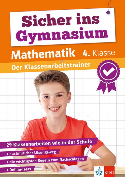 Produktbild Sicher ins Gymnasium: Klassenarbeitstrainer für den Übertritt Mathematik 4. Klasse (Deutsch, 2023)