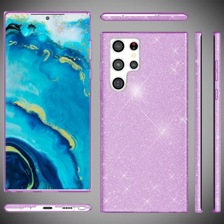 Produktbild Nalia Glitzer Handyhülle (Samsung Galaxy S22 Ultra)