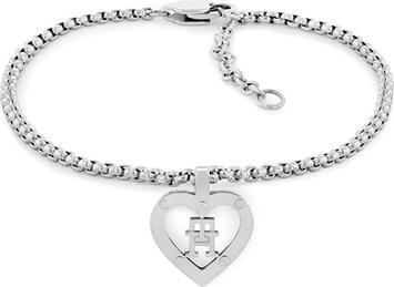 Immagine prodotto Tommy Hilfiger Elegante bracciale in acciaio Monogram Heart 2780920 (20 cm)