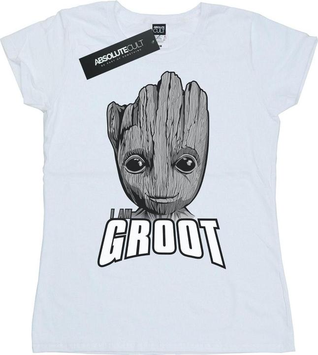 Guardians Of The Galaxy Groot Face TShirt (S)