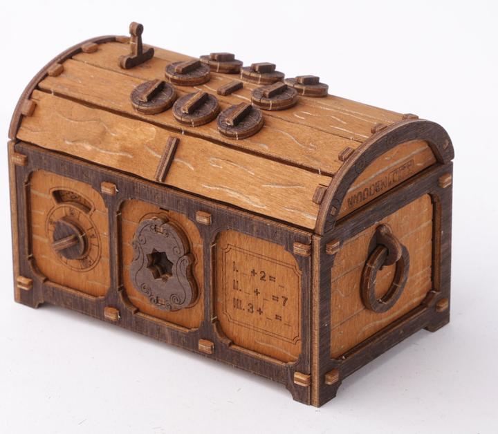 Produktbild WoodenCity Holzmodel 3D Treasure Chest (165 Teile)