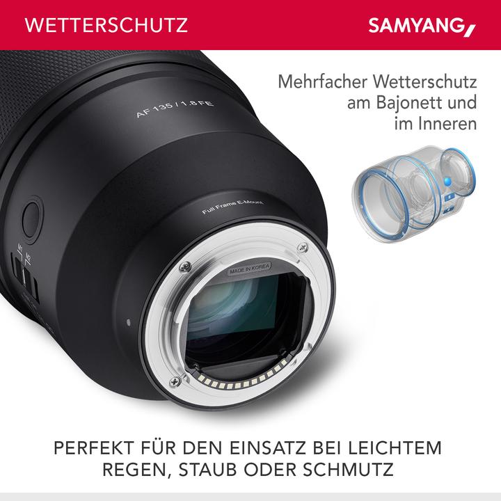 Image du produit Samyang AF 135mm f/1.8 Sony FE (Sony E, Plein format)