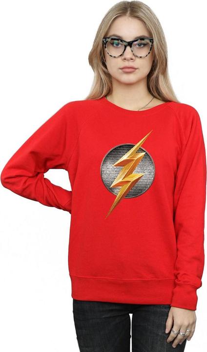 Immagine prodotto Justice League Movie Flash Emblem Felpa Donna (L)
