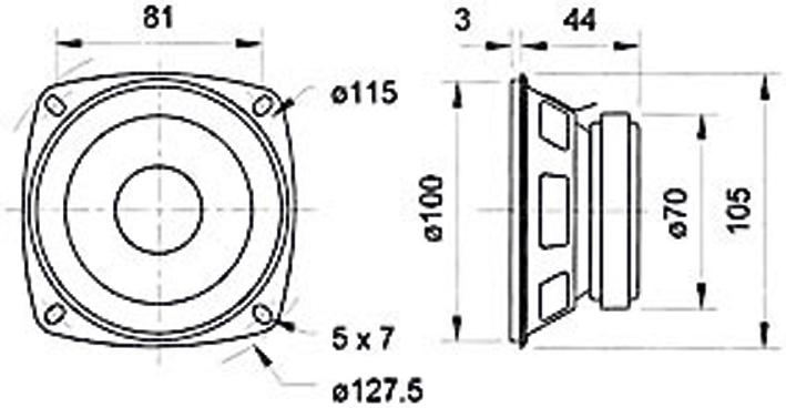 Actual product image Visaton Broadband loudspeaker