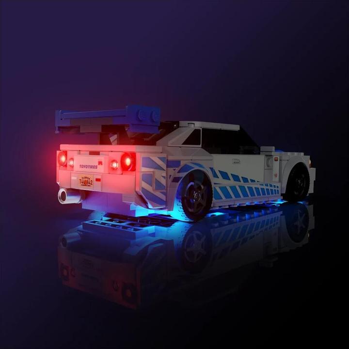 Produktbild Light my bricks LMB 2.0 LED Licht Set für LEGO 76917 Speed Champions Nissan Skyline GT-R (R34)
