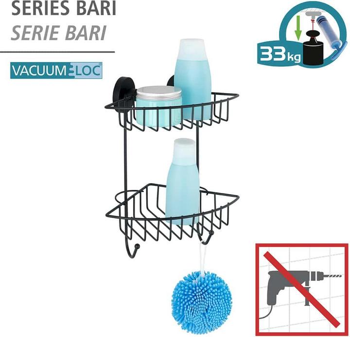 Produktbild Wenko Vacuum-Loc Eckregal 2 Etagen