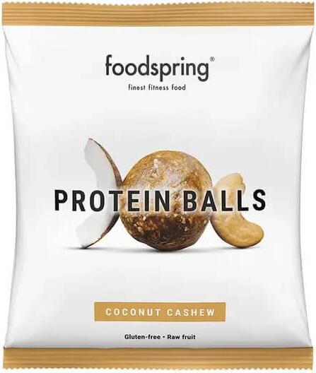 Actual product image Foodspring Protein Balls (Coconut Cashew, 1 pcs., 40 g)