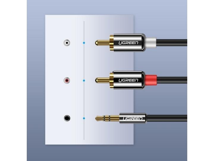 Actual product image Ugreen 2x RCA - 3.5mm jack (2 m, Cinch, 3.5mm jack (AUX))