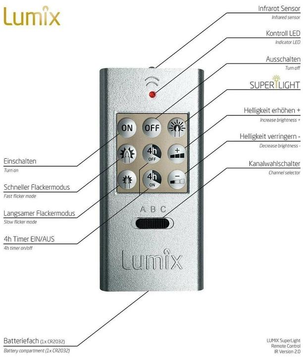Produktbild Krinner LED Christbaumkerze Superlight Starter-Set (12 x)
