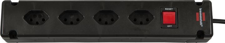 Brennenstuhl Bremounta 4-fach mit Schalter *CH* (4 x, Typ 13, 3 m)