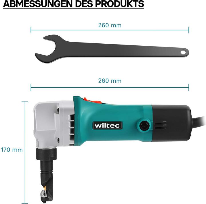 Produktbild Wiltec Blechknabber (2500 mm)