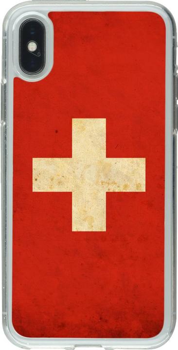 Immagine prodotto PhoneLook Coque Gel trasparente Bandiera vintage SVIZZERA (Apple iPhone XS, Apple iPhone X)