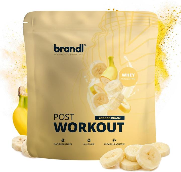 Actual product image Brandl-Nutrition Pulver Post Workout Banana 1000 g (Banana, 1 pcs., 1000 g)