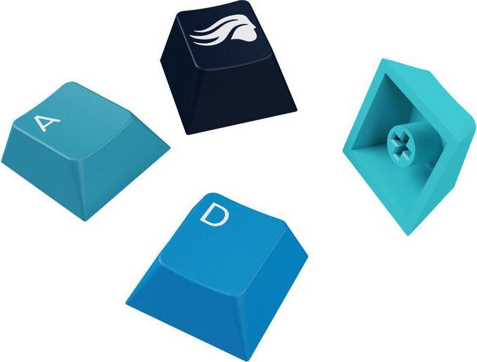 Actual product image Glorious GPBT Gradient Keycaps, ANSI Layout (US), PBT, Dye-Sub - Celestial Ice
