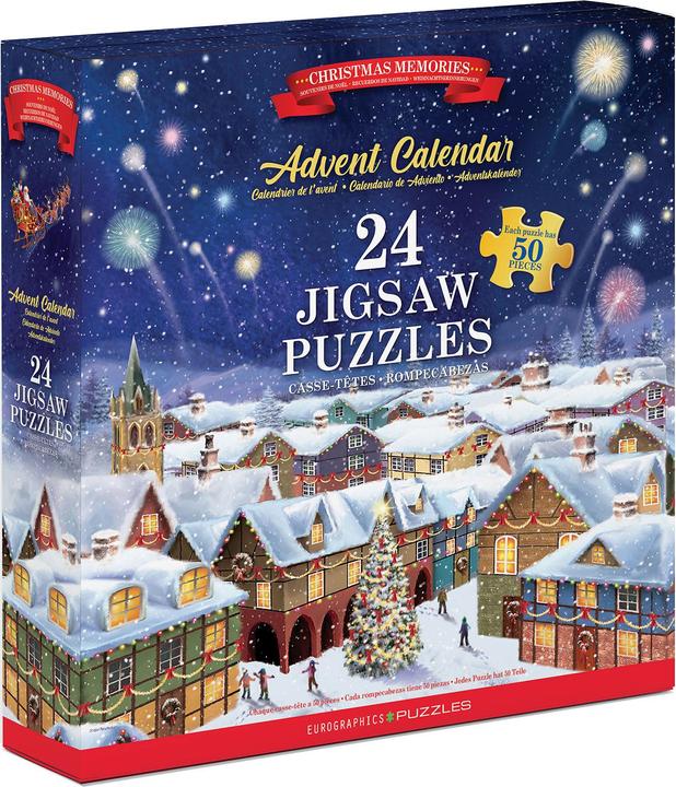 Immagine prodotto Eurographics Calendario dell'Avvento con puzzle - Ricordi di Natale
