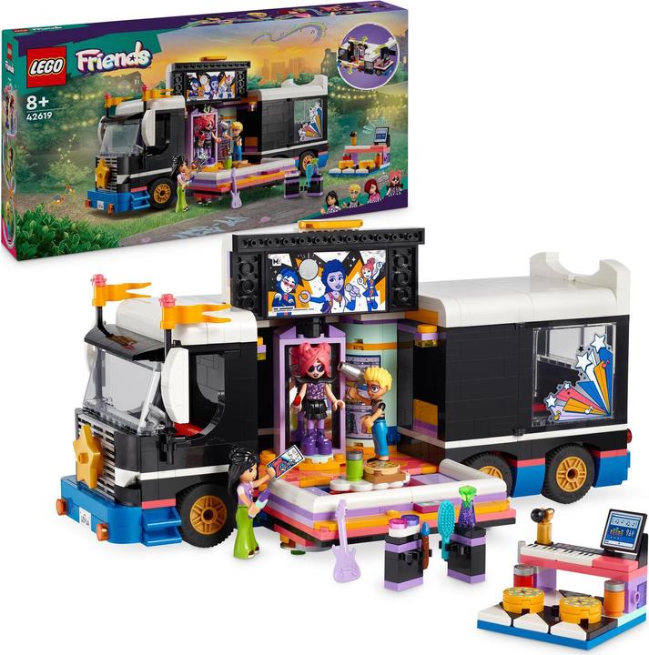 Image du produit LEGO 42619 Bus de tournée Popstar (42619, LEGO Friends)