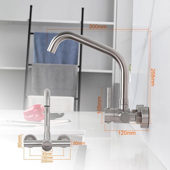 Produktbild Ibergrif Küchenarmatur mit 360° Drehung