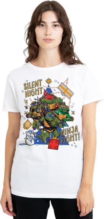 Produktbild Teenage Mutant NT Silent Night Ninja Fight TShirt weihnachtliches Design (XL)
