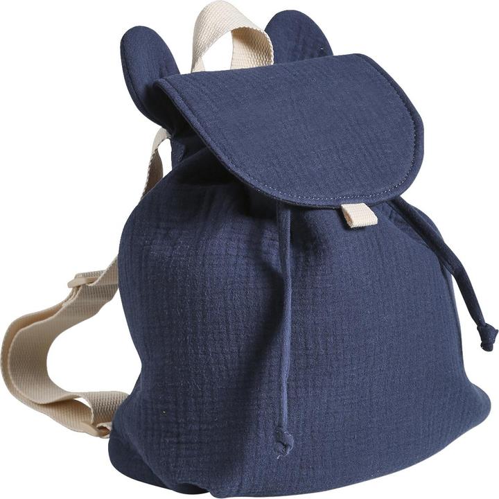 Vertbaudet Kinder Kita-Rucksack aus Musselin mit Ohren