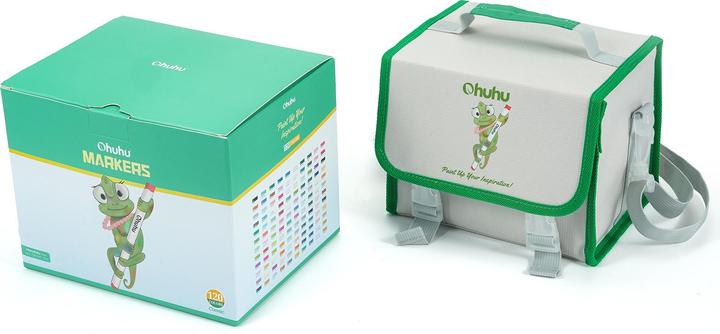 Actual product image Ohuhu Art marker (Multicoloured, 120 x)