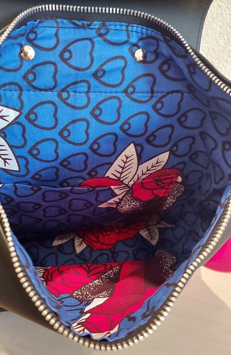 Actual product image Tooitaly Fashion Backpack Upcycling from Recycled PET Bottles from the Sea No.22 Hand Made in Ital