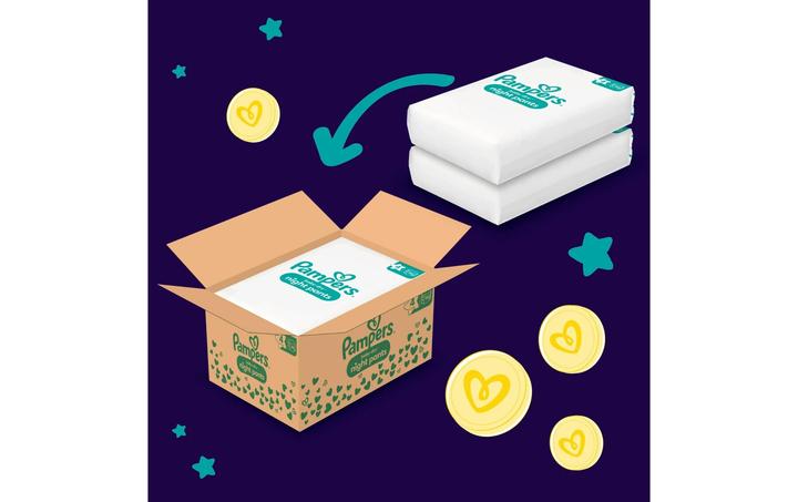 Actual product image Pampers Baby-Dry Night Pants (Size 4, Monthly box, 180 Piece)