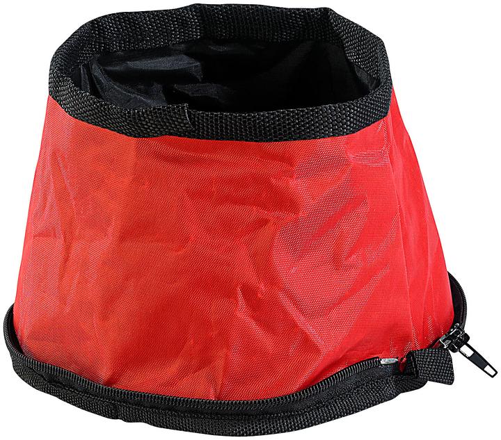 Actual product image Pearl Set of 2 Ultra Compact Foldable Travel Dog Bowl, 19x12 cm