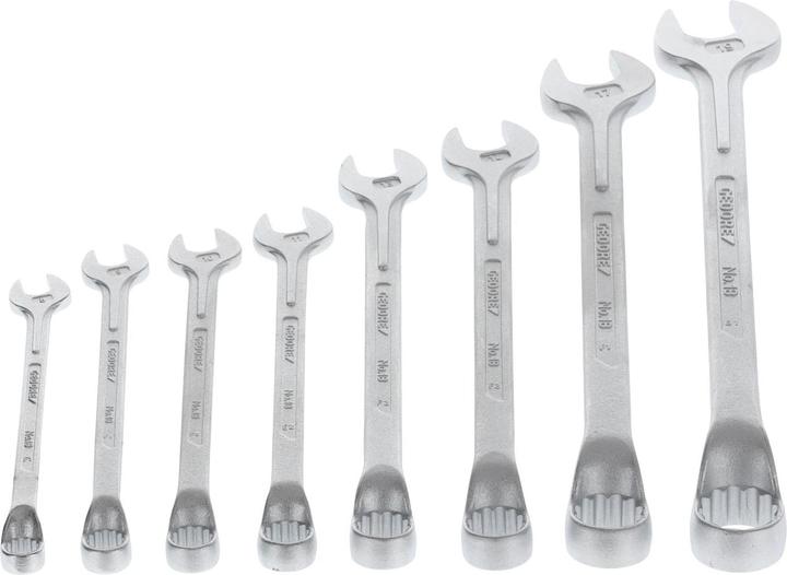 Actual product image Gedore Combination wrench set 8pcs (8 mm, 9 mm, 10 mm, 11 mm, 13 mm, 14 mm, 17 mm, 19 mm)