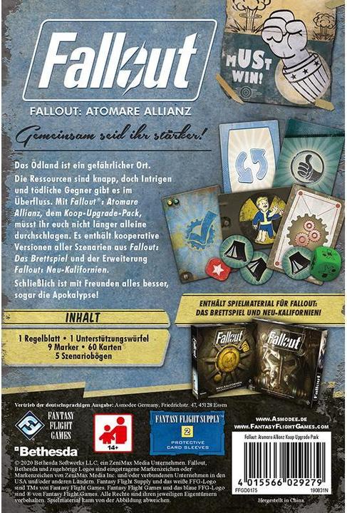 Actual product image FFG Kennerspiel Fallout: Nuclear Alliance Co-op Upgrade Pack (German)