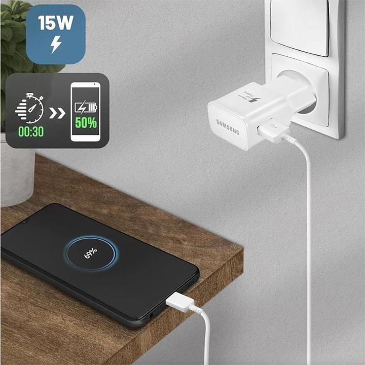 Produktbild Samsung EP-TA200EWE USB-A 15W Travel Charger White (OOB Bulk) (15 W)