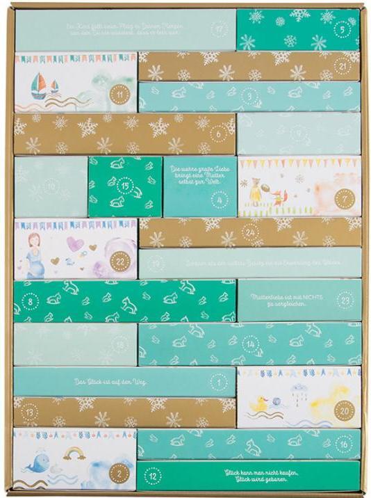 Produktbild vortageins Adventskalender für Schwangere