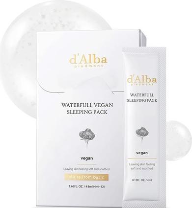 Actual product image d'Alba Italian White Truffle Waterfull Vegan Sleeping Pack (80 ml)