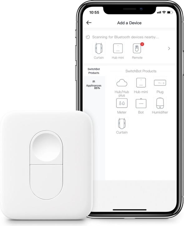 Immagine prodotto SwitchBot Controllo remoto (Telecomando specifico per il dispositivo, Bluetooth)
