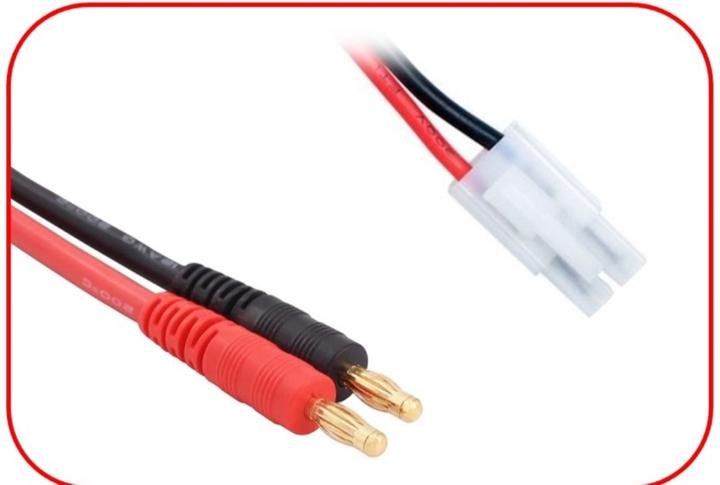 Image du produit Absima Charging Cable 4mm Bullet Plug - Tamiya 300mm