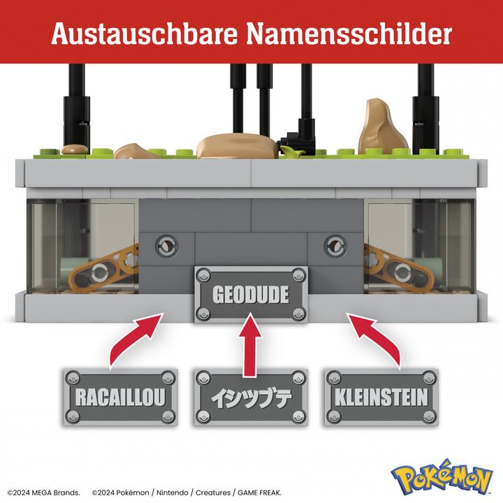 Produktbild MEGA Pokémon Mini Motion Kleinstein bewegliches Bauset (Multicolor)