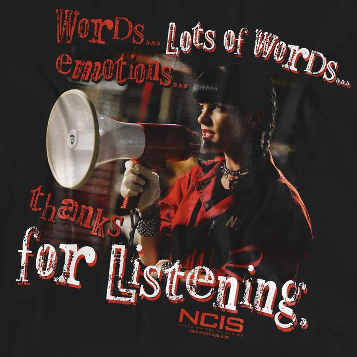 Produktbild Ncis Thanks for Listening TShirt (L)