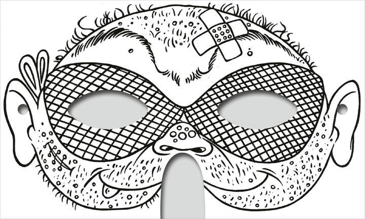 Produktbild Abenteuer-Masken zum Ausmalen