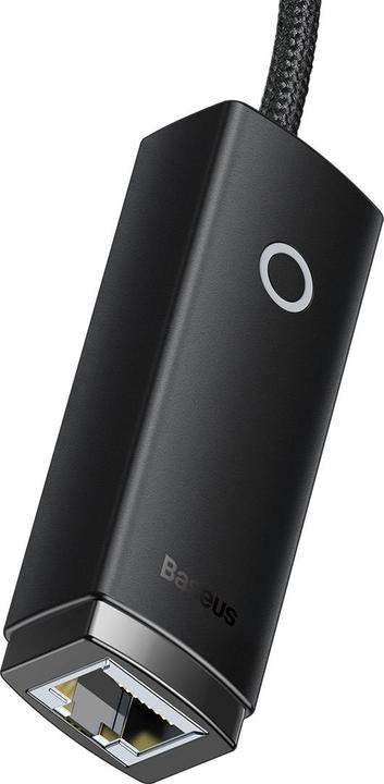 Produktbild Baseus Lite Series Ethernet Adapter Type-C to RJ45 LAN Port (100Mbps) Black (USB-C, RJ45 (1x))