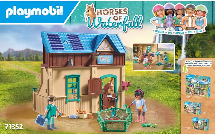 Immagine prodotto Playmobil Terapia equestre e pratica veterinaria (71352, Cavalli Playmobil della cascata)
