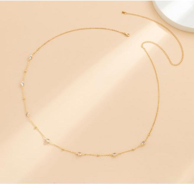Actual product image MU Style Crystal Series Belly Chain (Metal)