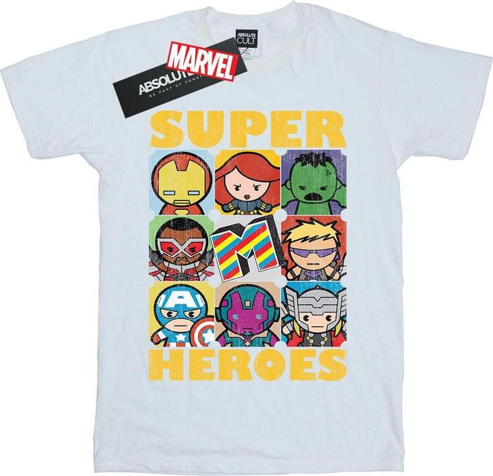 Immagine prodotto Kawaii Super Heroes Maglietta Uomo (3XL)