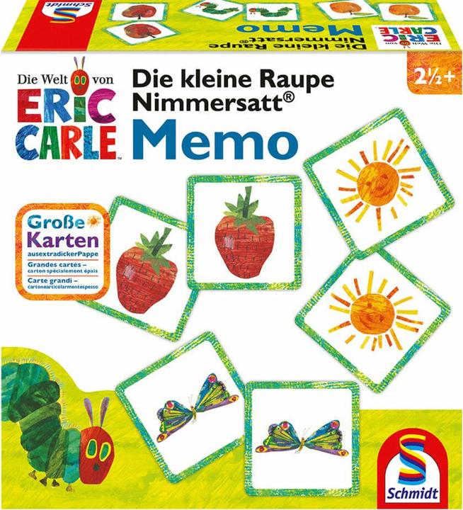 Actual product image Schmidt Spiele The little caterpillar glutton - Memo (German, French, Italian, English)