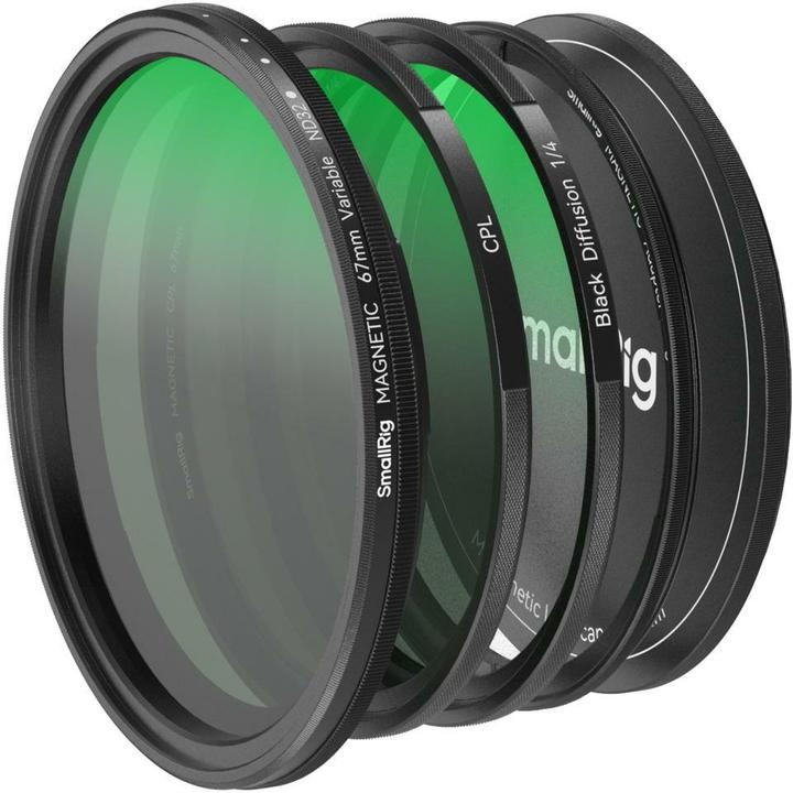 Produktbild SmallRig 5-in-1 Attachable Filter Kit (67 mm, Black Mist Filter, 67 mm)