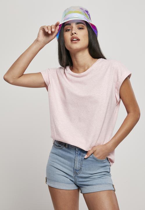Produktbild Urban Classics Ladies Color Melange Extended Shoulder Tee (L)