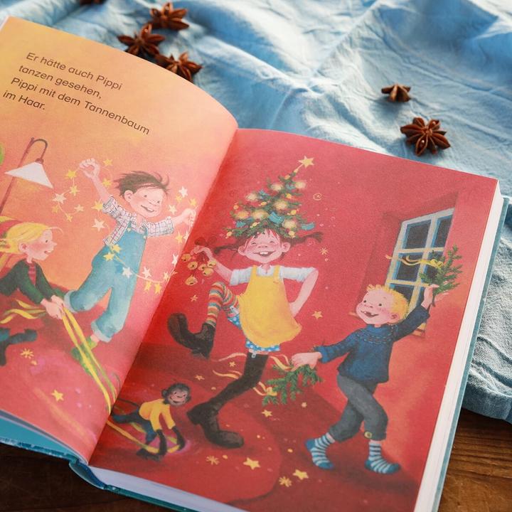 Immagine prodotto Weihnachten mit Pippi, Madita und Pelle (Tedesco, Astrid Lindgren, Angelo Reatrino, Ilon Wikland, 2022)
